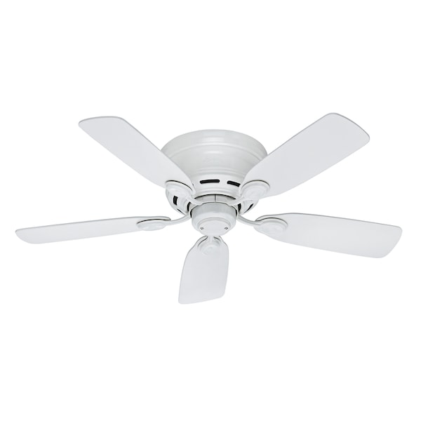 Hunter Hunter Low Profile 42 in. White Indoor Ceiling Fan - 51059