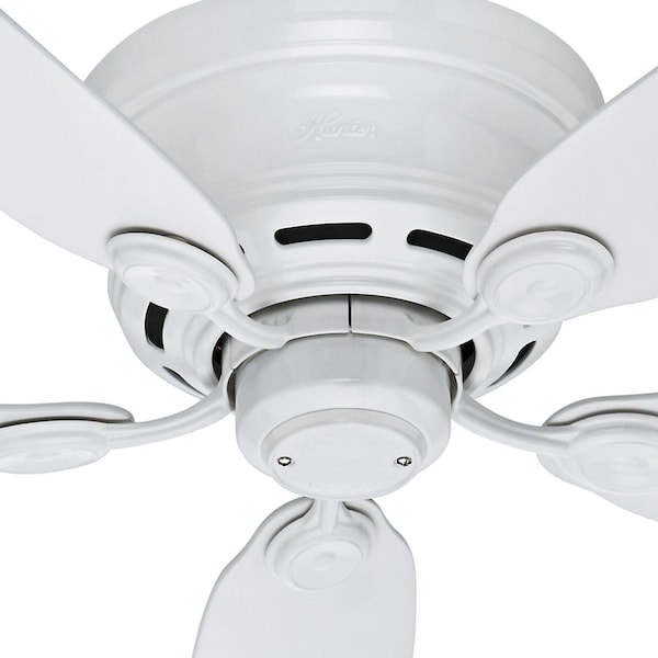 Hunter Hunter Low Profile 42 in. White Indoor Ceiling Fan - 51059