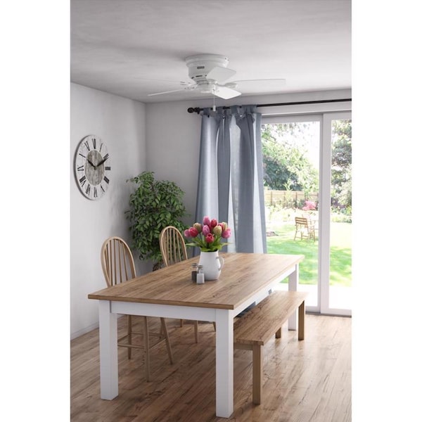 Hunter Hunter Low Profile 42 in. White Indoor Ceiling Fan - 51059