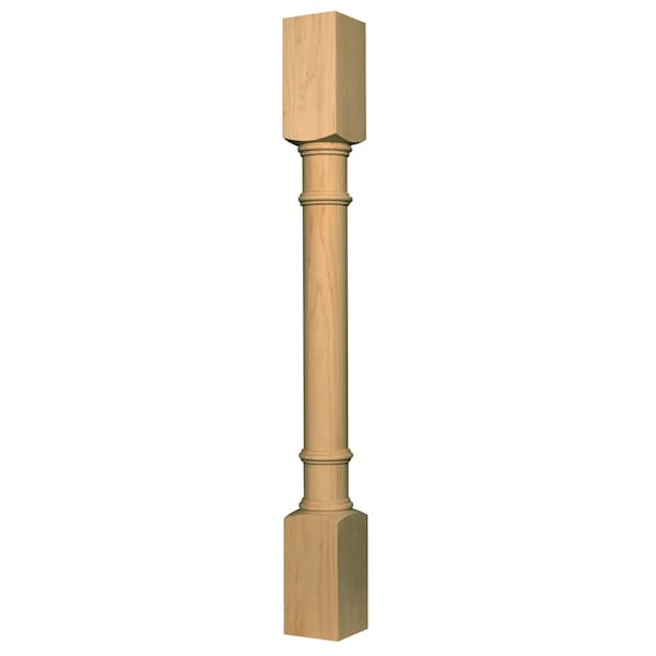 Osborne Wood Products 34 1/2 x 3 1/2 Jackson Island Leg in Alder - 2422A