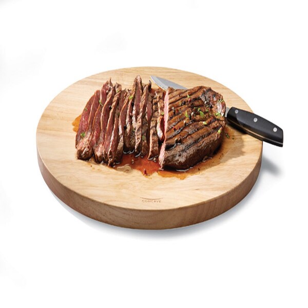Architec Housewares Architec Gripperwood 18 in. L X 14 in. W X 1 in. Rubberwood Concave Carving Board - 5901456
