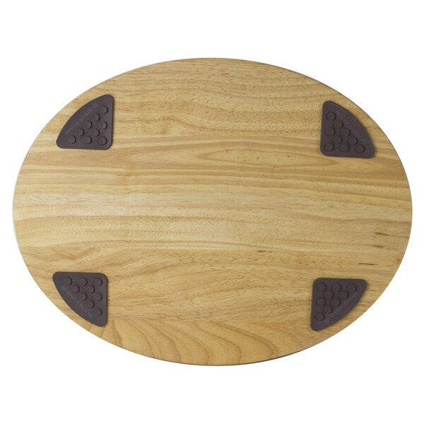 Architec Housewares Architec Gripperwood 18 in. L X 14 in. W X 1 in. Rubberwood Concave Carving Board - 5901456