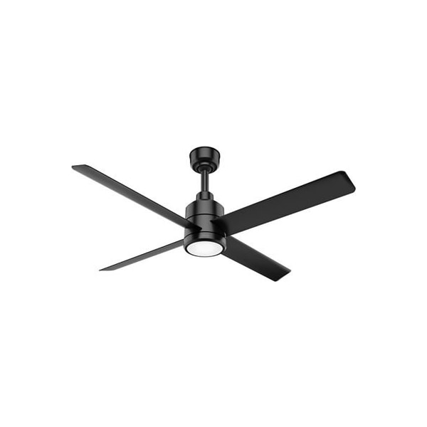 Hunter Hunter TRAK Modern Commercial Ceiling Fan w/ Light Kit - 72" - 24887 CFM - Matte Black - 76012