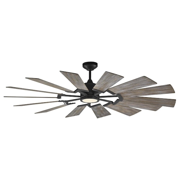 Monte Carlo 62In. Prairie Fan - Aged Pewter - 14PRR62AGPD