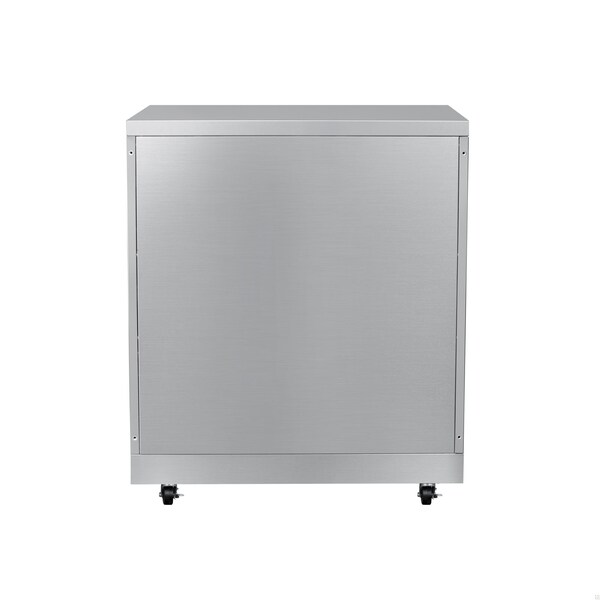 Koolmore 32 in. Stainless-Steel Outdoor Kitchen Cabinet with Three Drawers KM-OKS-CAB3 - KM-OKS-CAB3