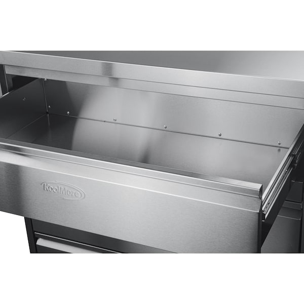 Koolmore 32 in. Stainless-Steel Outdoor Kitchen Cabinet with Three Drawers KM-OKS-CAB3 - KM-OKS-CAB3