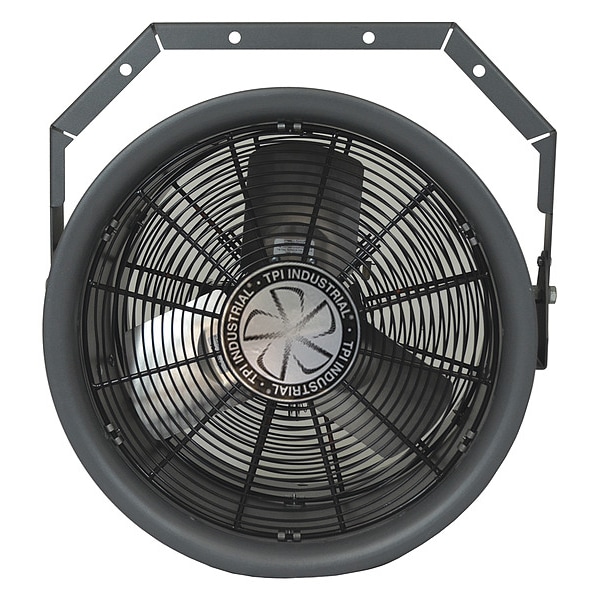 Fostoria High-Velocity Industrial Fan, 16 in Blade Dia, 3 Blades, 1 Speeds, 277V AC, 23 5/8 in W - HV-18-277