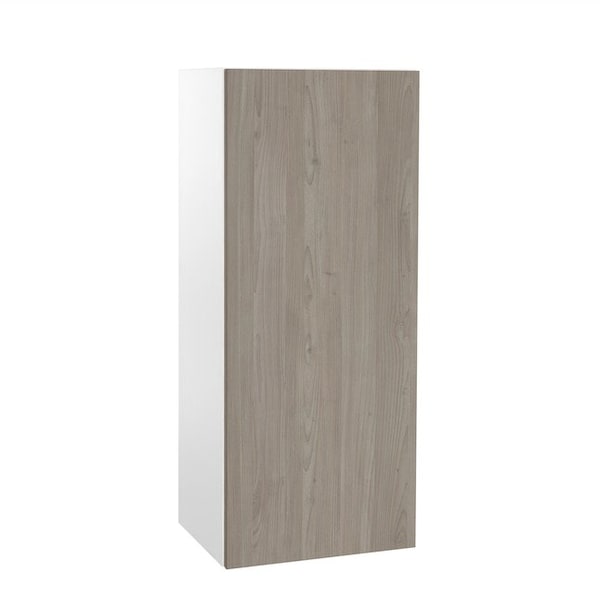 Cambridge Quick Assemble Modern Style, Grey Nordic 15 x 42 in. Wall Kitchen Cabinet (15 in. W x 12 D x 42 in. H) - SA-WU1542-GN