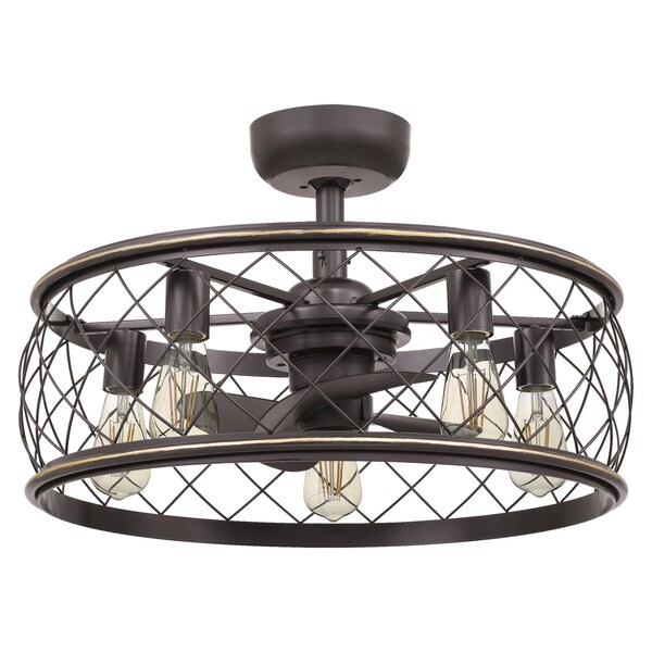 Quoizel Fan Light, 22 Blade Dia., 120v - RDY3122PN