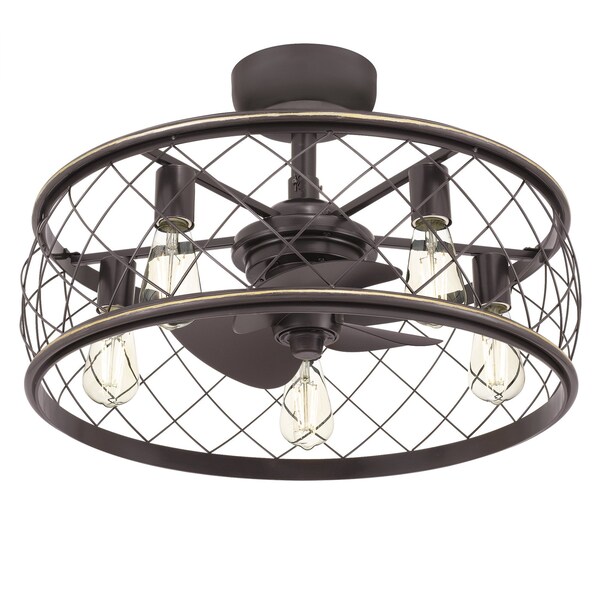 Quoizel Fan Light, 22 Blade Dia., 120v - RDY3122PN