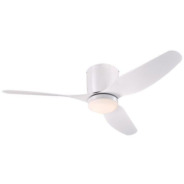Westinghouse Carla 46" 3-Blade Wht Indoor Ceiling Fan w/Dimmable LED Light Fixture - 7225100