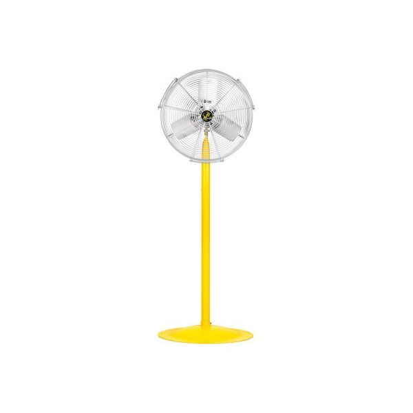 Hunter Fan Co. Jan Fan Jan Fan 20in Pedestal Fan w/ Drop Cord Switch, 2 Speed, Silver, 4PK - JF-PF20-DCS-S
