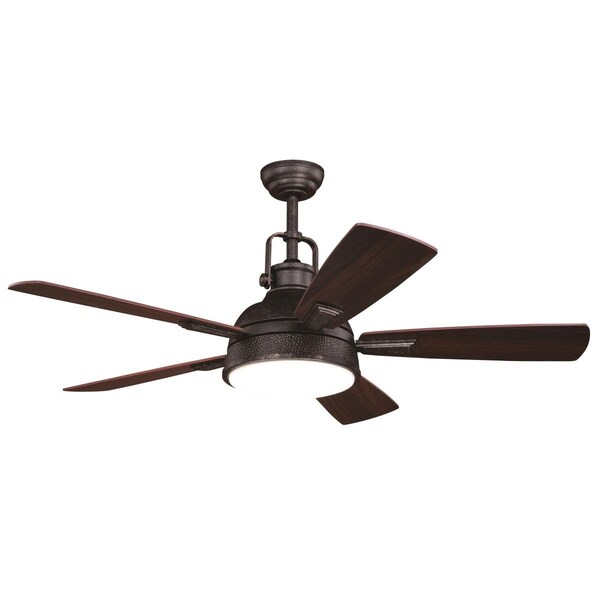 Perfecttwinkle 52 in. Walton LED Ceiling Fan in Gold Stone - PE4148236