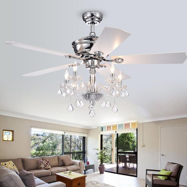 Warehouse Of Tiffany 52 in. Topher Indoor Remote Controlled Ceiling Fan with Light Kit, Bronze - CFL-8348REMO