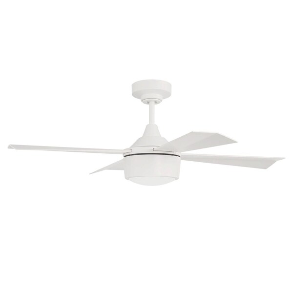 Craftmade 42in TheoWhite Finish White Blades Light Kit Inlcuded Optional - THO42W4