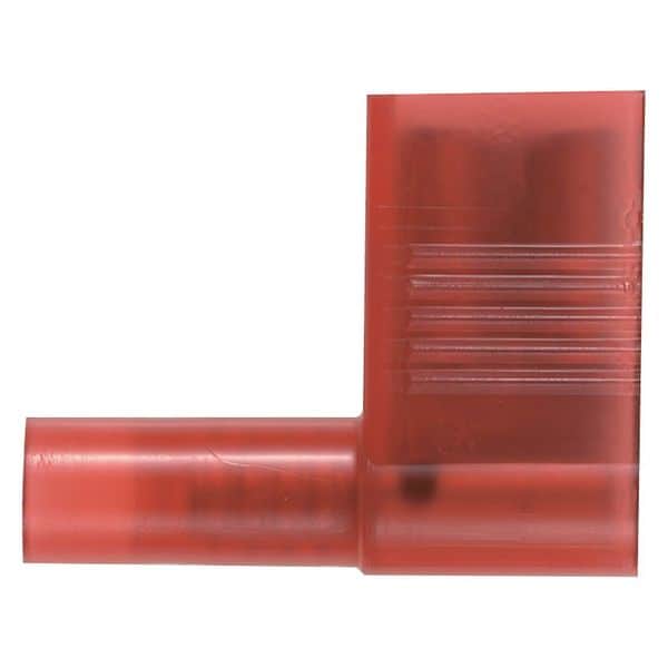Desconexión de bandera hembra Panduit, Roja, 22-18AWG, Paquete con 50 unidades - DNFR18-250FIB-L