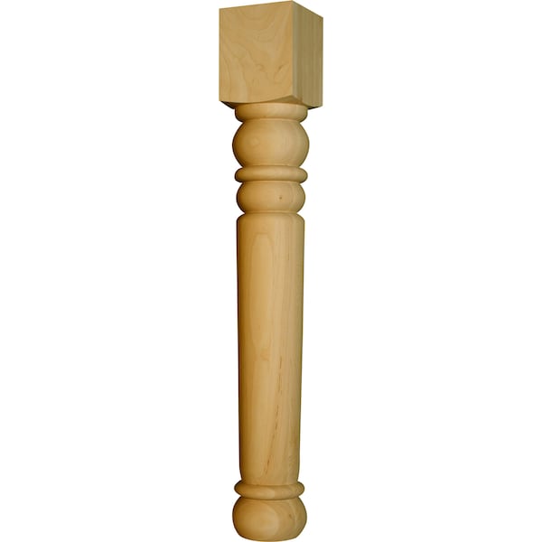 Osborne Wood Products 34 1/2 x 5 Massive Arlington Island Post in Cherry - 1492C