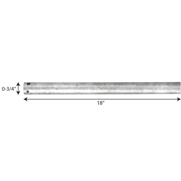 Progress Lighting Fan Downrods, 3/4" x 18" - P2604-141