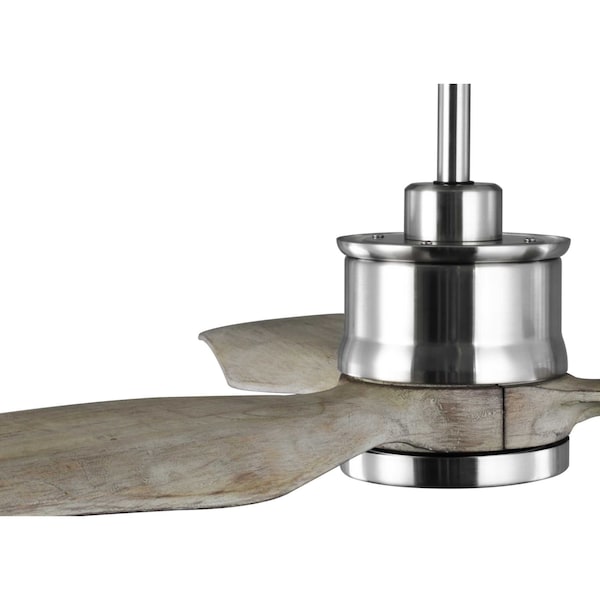 Progress Lighting Farris Collection Three-Blade Carved Wood 60" Ceiling Fan - P250002-009-30
