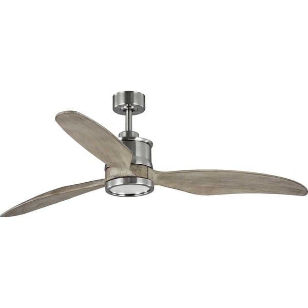 Progress Lighting Farris Collection Three-Blade Carved Wood 60" Ceiling Fan - P250002-009-30