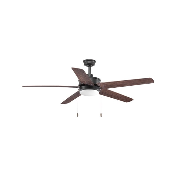 Progress Lighting Whirl, 60", Ceiling Fan, 5 Blades, 120V, 60 in W - P2574-8030K