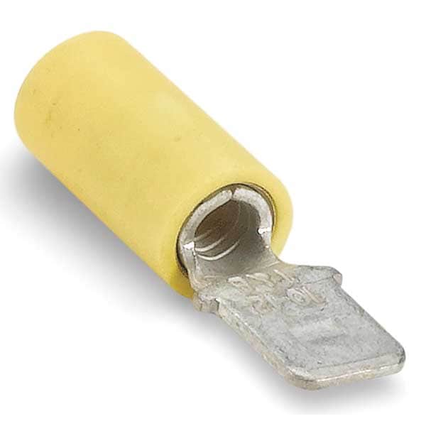 Desconexión macho Sta-Kon, amarillo, 16-14AWG, paquete de 50 - 10RC-250T