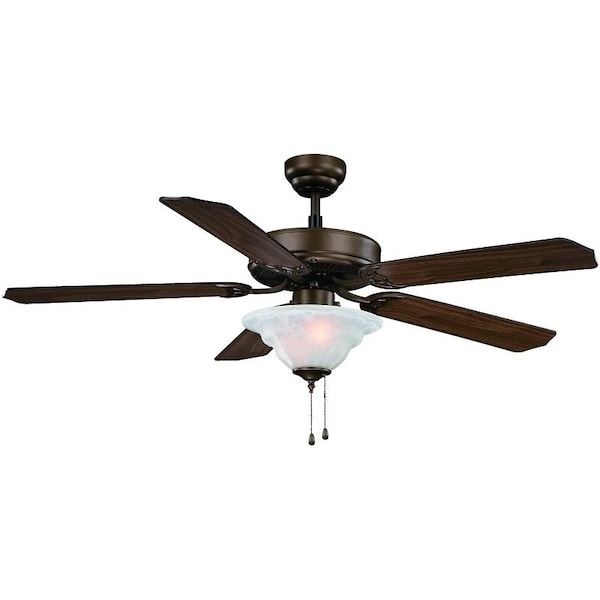 Boston Harbor Boston Harbor CF-B552-ORB Ceiling Fan, 1 Dome Light, 52In, Venetian Bronze Housing - CF-B552-ORB