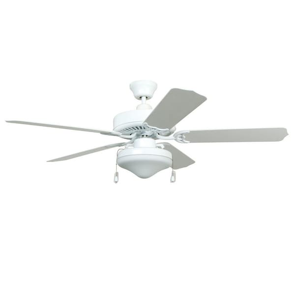 Litex Industries 24 in Bronze Finish Ceiling Fan Includes Blades and LED Light Kit - GA24EB6L