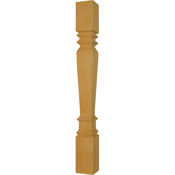 Osborne Wood Products 34 1/2 x 3 1/2 Square Islander Island Post in Knotty Pine - 1435P