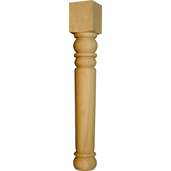 Osborne Wood Products 35 1/2 x 5 Massive Arlington Island Leg in Mahogany - 1792MH