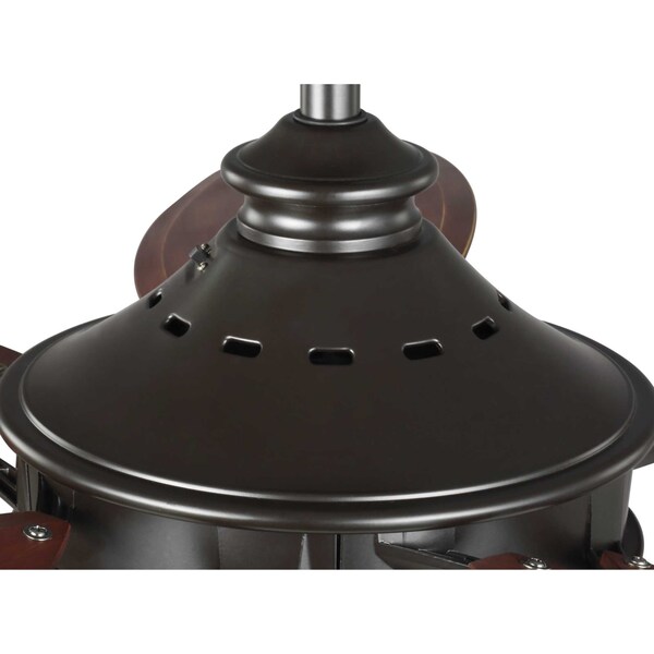 Progress Lighting 3 Speeds, 120V, Architectural Bronze, 17-3/4 in W - P250034-129-WB