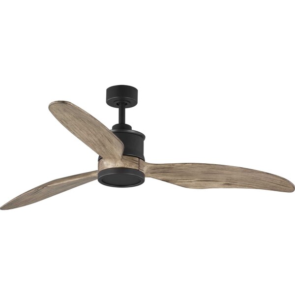 Progress Lighting Farris Collection Three-Blade Carved Wood 60" Ceiling Fan - P250002-143-30