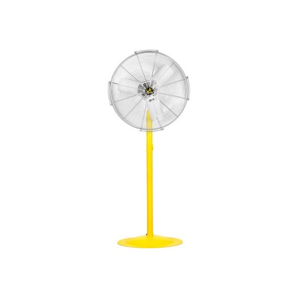 Hunter Fan Co. Jan Fan Jan Fan 24in Pedestal Fan w/ Drop Cord Switch, 2 Speed, Silver, 4PK - JF-PF24-DCS-S