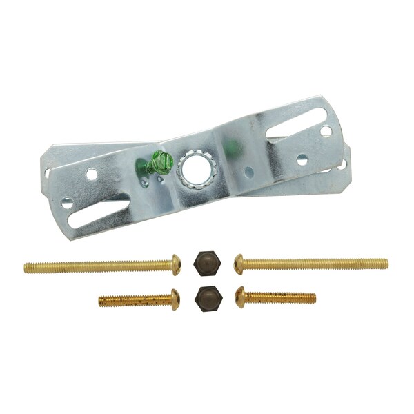 Satco 1-5/8in Wired Wall Bracket W/ Bottom Turn Knob Swtch Antique Brass Finish Includes Hardware 60W Max - 90/1407