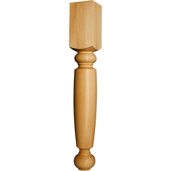 Osborne Wood Products 35 1/2 x 5 Massive Farmbrook Island Leg in Hickory - 1732H