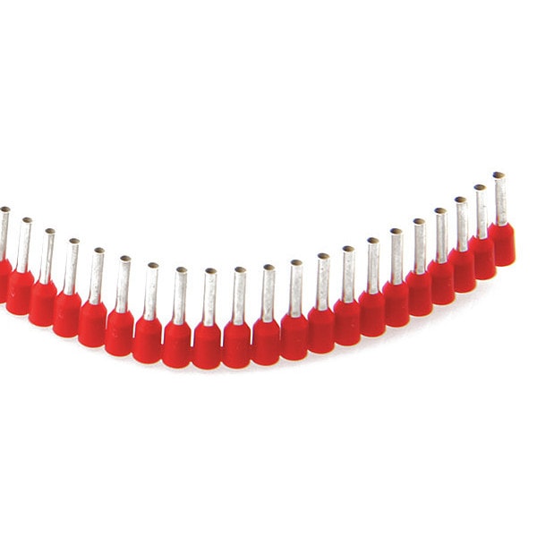 Tiras de casquillos Jokari, 8mm, 1.0mm, Rojas, PK500 - 60110