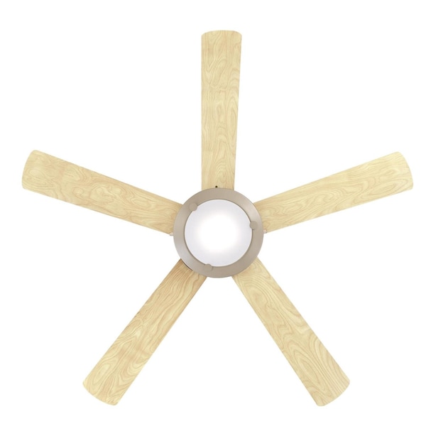 Westinghouse Comet 52" 5-Blade Pewter Indoor Ceiling Fan w/Dimmable LED Light - 7234100