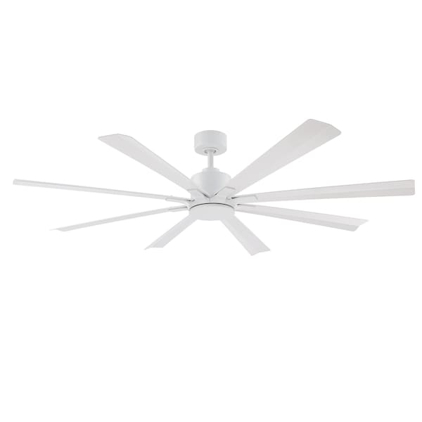 Modern Forms Fans Size Matters Indoor or Outdoor Smart Ceiling Fan in Matte White - FR-W2403-65-MW
