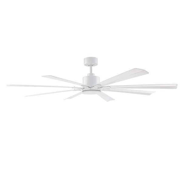 Modern Forms Fans Size Matters Indoor or Outdoor Smart Ceiling Fan in Matte White - FR-W2403-65-MW