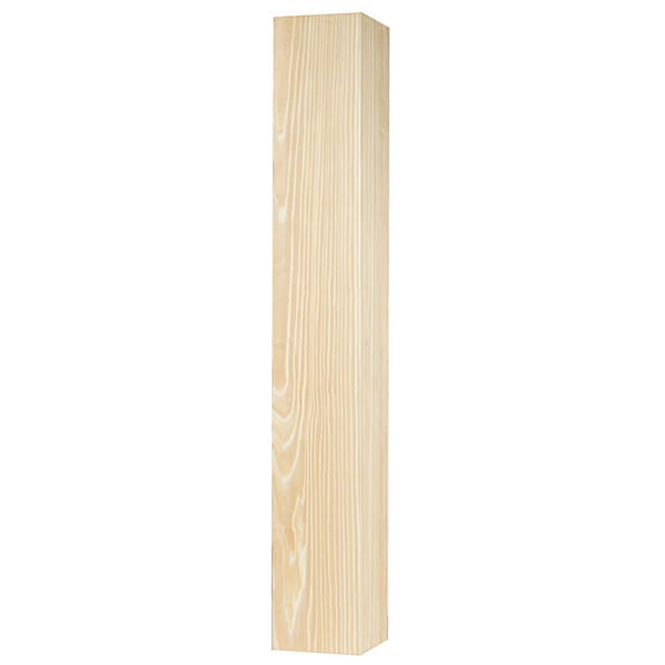 Osborne Wood Products 35 1/2 x 4 Weathered Square Island Post in Red Oak - 3355004000O