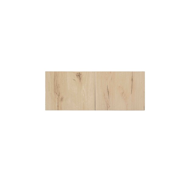 Cambridge Radiance 30in Wx12in Dx18in H Ready to Assemble Slab Wall Bridge Kitchen Cabinet in Light Oak - SA-W3018-LO-KIT