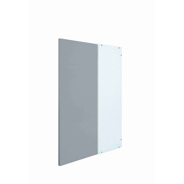 Cambridge Radiance 12 in. W x 12 in. D x 36 in. H Ready to Assemble Slab Wall Kitchen Cabinet in Matte Grey - SA-W1236-MG-KIT
