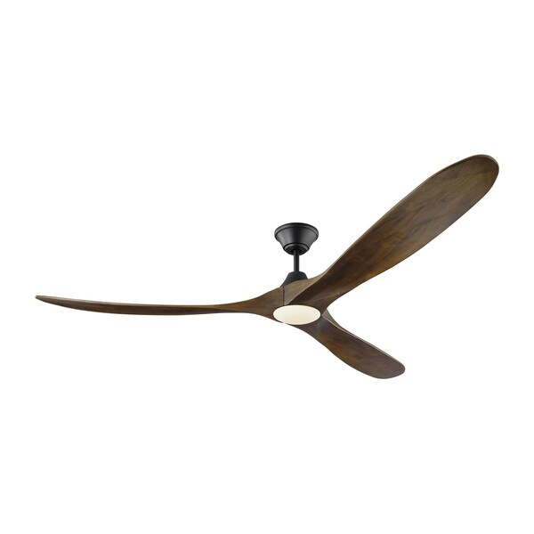 Monte Carlo Maverick 70 Led - Matte Black W Dark Walnut Blades - 3MAVR70BKD
