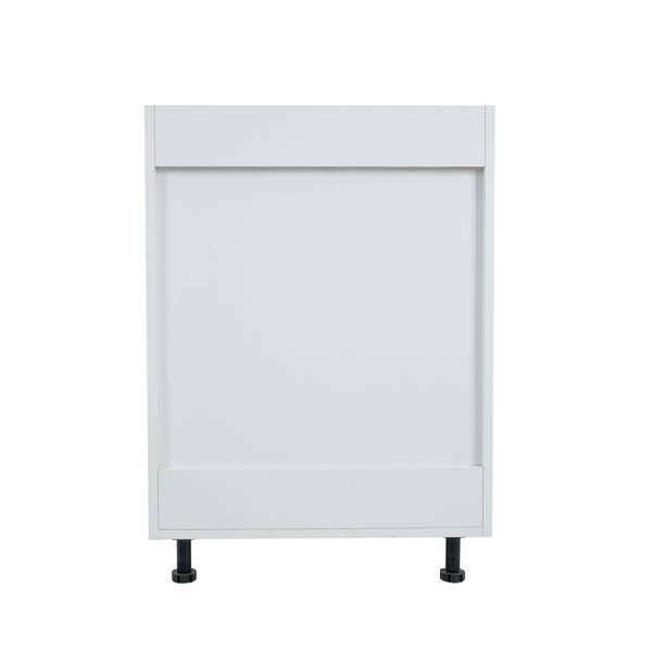 Cambridge Radiance 18in Wx24in Dx34.50in H Ready to Assemble Slab Drawer Base Kitchen Cabinet in Light Oak - SA-DB18-LO-KIT