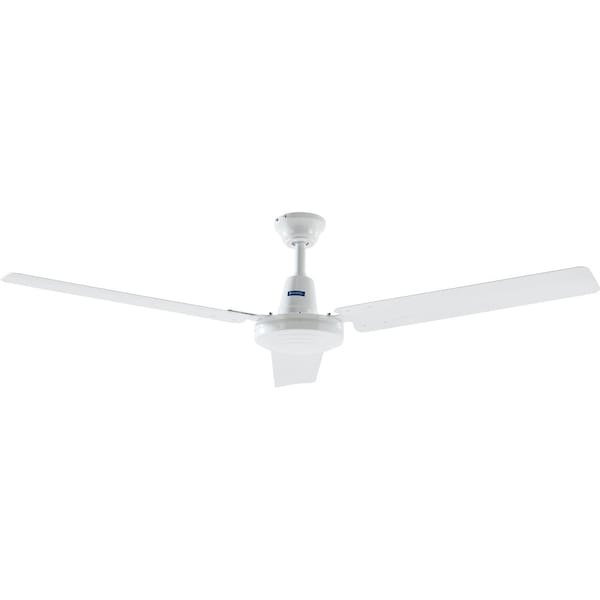 Global Industrial 56 Industrial Ceiling Fan, 4 Speed, 8350 CFM, 120V, White - 293103