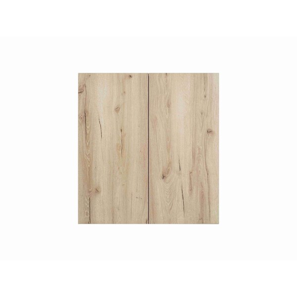 Cambridge Radiance 36 in. W x 12 in. D x 36 in. H Ready to Assemble Slab Wall Kitchen Cabinet in Light Oak - SA-W3636-LO-KIT