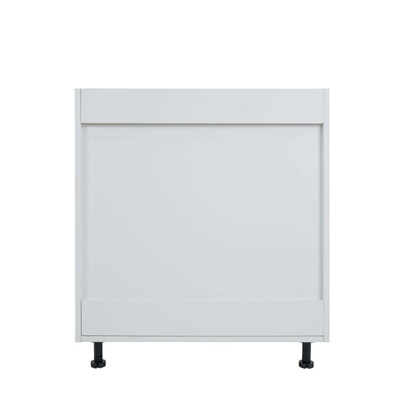 Cambridge Radiance 30in Wx24in Dx34.50in H Ready to Assemble Slab Sink Base Kitchen Cabinet in Light Oak - SA-SB30-LO-KIT