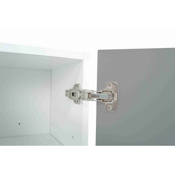 Cambridge Radiance 24in Wx12in Dx36in H Ready to Assemble Slab Corner Diagonal Kitchen Cabinet in Matte Grey - SA-WC2436-MG-KIT