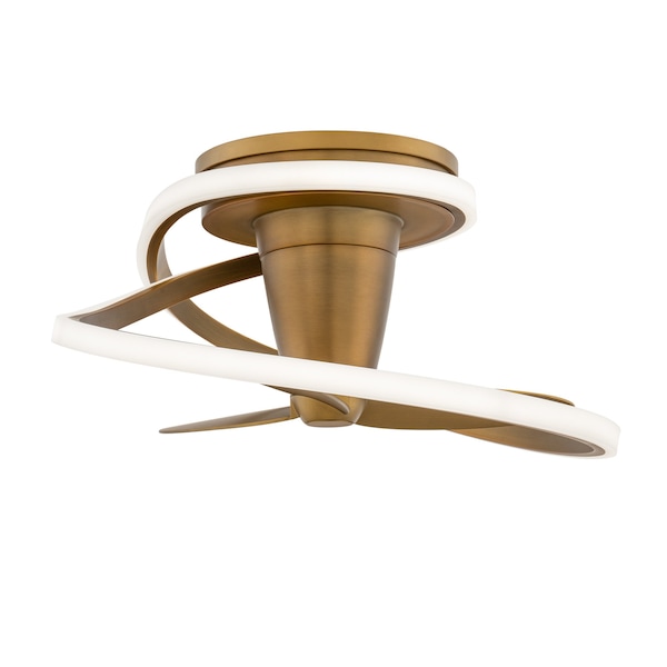 Modern Forms Fans Veloce Indoor Smart Fandelier 2700-3000-4000-5000K LED in Aged Brass - FH-D2402-28L-AB