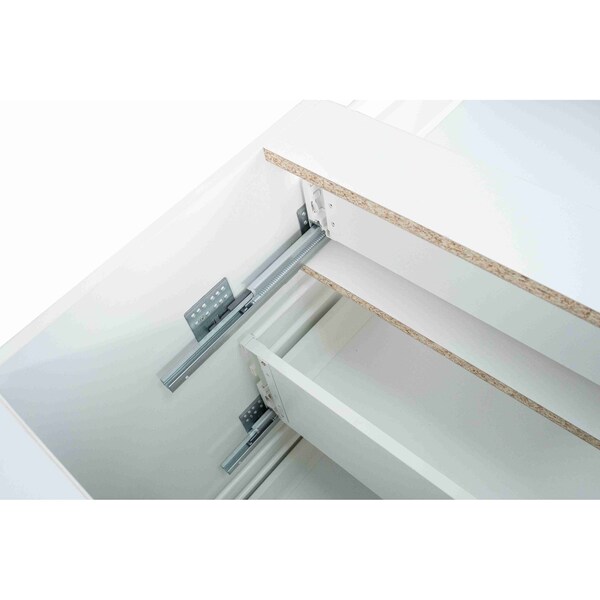 Cambridge Radiance 12in Wx24in Dx34.50in H Ready to Assemble Slab Drawer Base Kitchen Cabinet in Light Oak - SA-DB12-LO-KIT